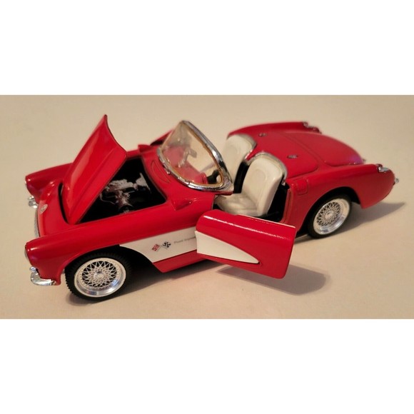 1957 Chevrolet Corvette 1/24 Diecast 327 Fuel Injection Roadster BBS Wheels - Picture 1 of 11